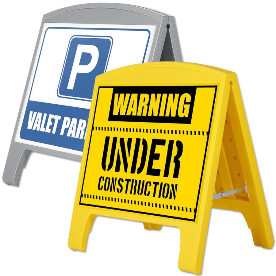 Compact Plast A-board, mini, grey