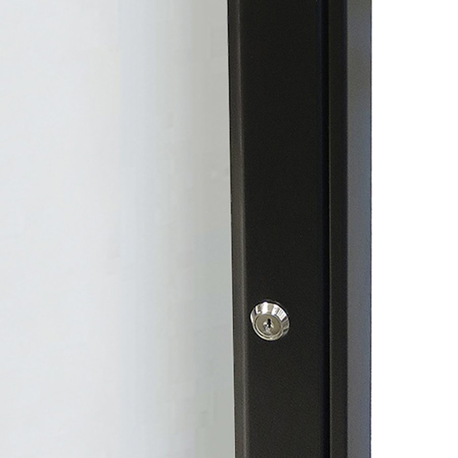 INFOBOX magnetic w/lock 6xA4 - Black