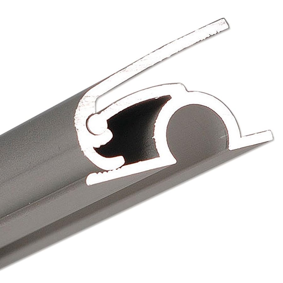 Poster-Clamp, 300 cm profile, alu/silver