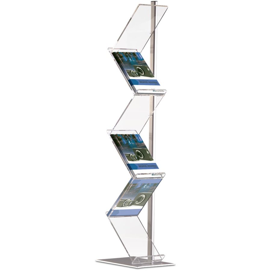 ZIG-ZAG Brochure Stand 6xA4