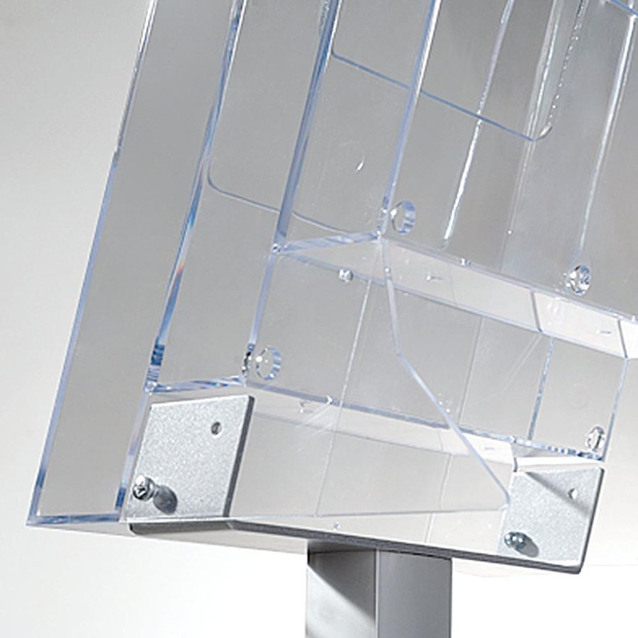 Pillar Leaflet Dispenser 3xA4