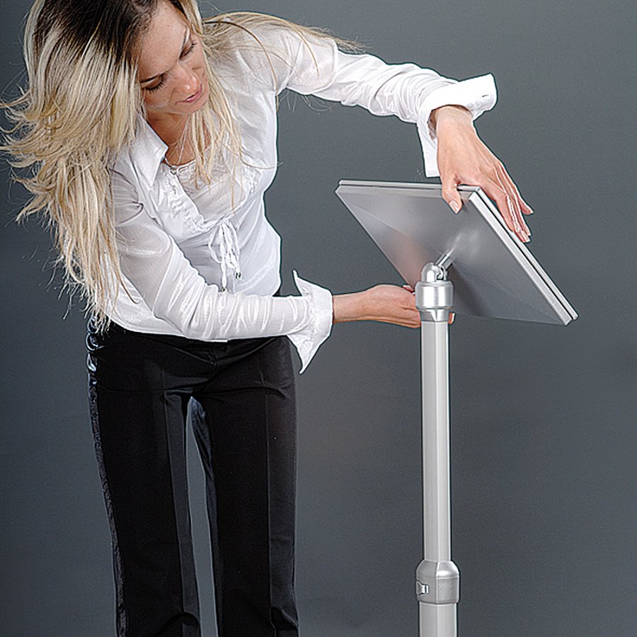 Adjustable Infoboard Flex, A4 mitred