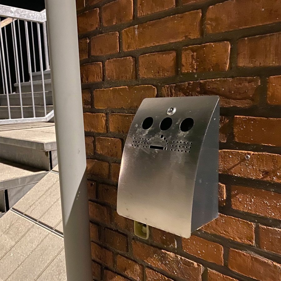 Cigarette Bin, for outdoor