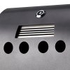 Cigarette Bin Convex, grey coated, 2,1 l #3