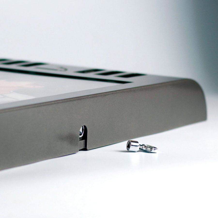 Cigarette Bin Curved A3 Info, for outdoor use, 3,3 l