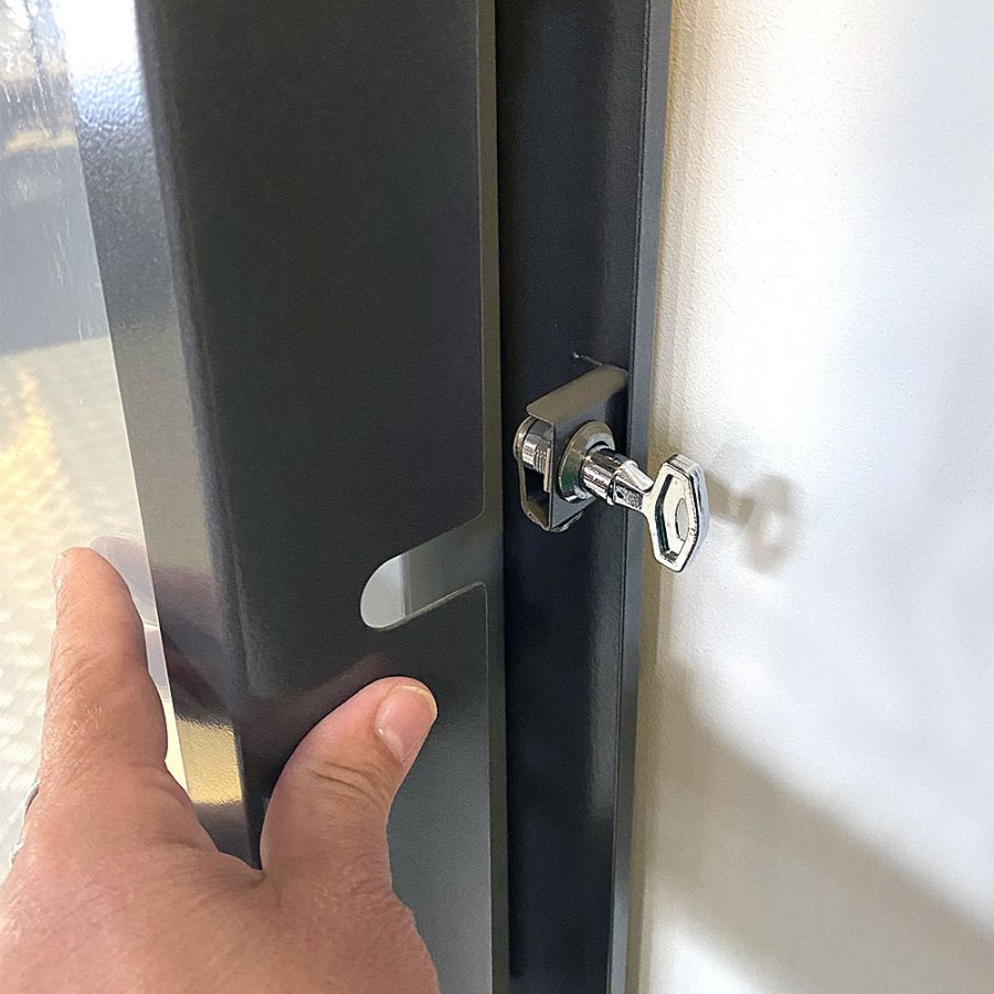 Cigarette Bin Curved A3 Info, for outdoor use, 3,3 l