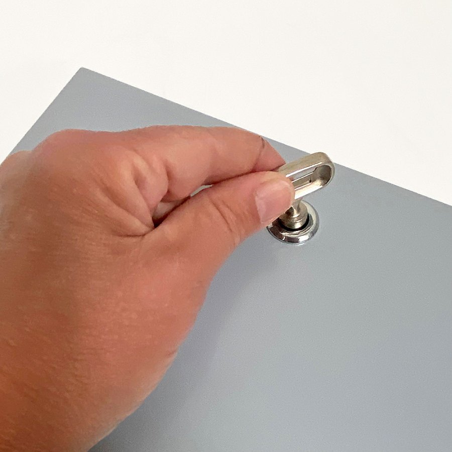 Eco Dispenser for dog bags, silver, with print