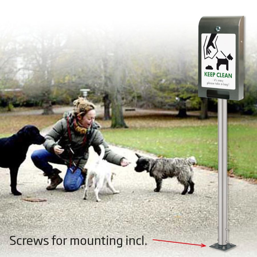 Pole for Ashtray, &Oslash; 5 cm, Grey, 180 cm