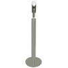Cigarette Bin Pole, grey laquered, for outdoor use #3