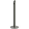 Cigarette Bin Pole, grey laquered, for outdoor use #1