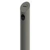 Cigarette Bin Pole, grey laquered, for outdoor use #5