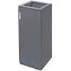Waste Bin, Square, RAL 9007 #1