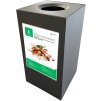 Waste Bin Outdoor, black, maxi 120 L #1