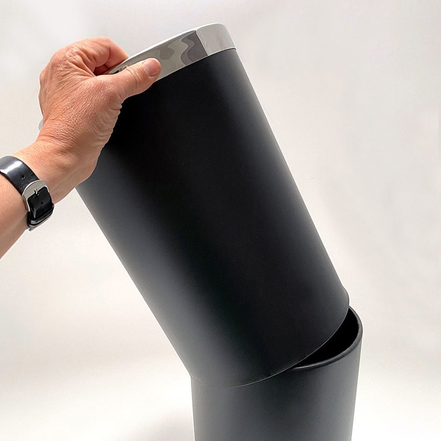 Indoor Waste Bin - Black