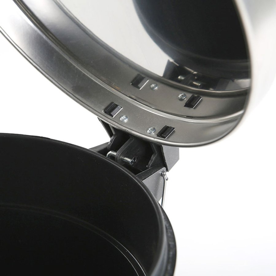 Pedal Trash Can, 20 L - Silver