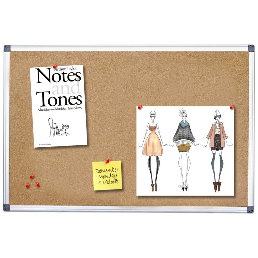 Cork Board Classic 90x60cm