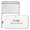 White logo plate for Estate Sign XL, 102,50 x 59,80 polystyren #2