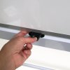 Whiteboard Pro: Enameled Swivel Board 150x120 cm on Mobile Stand #3