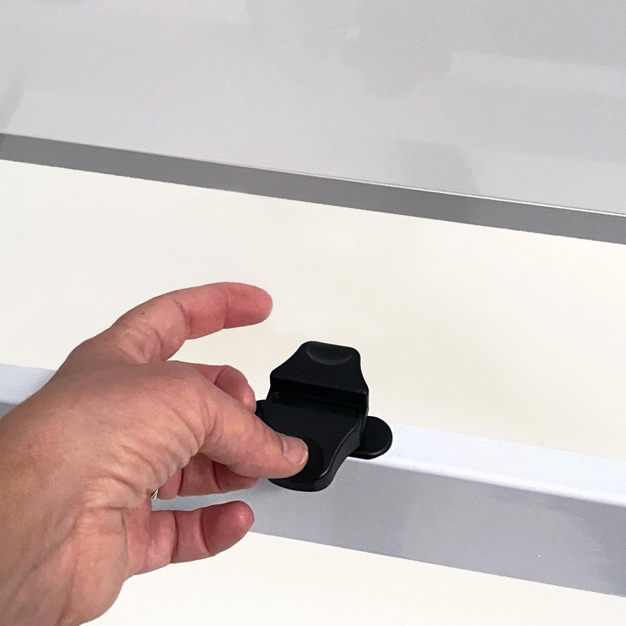 Whiteboard Pro: Enameled Swivel Board 150x120 cm on Mobile Stand