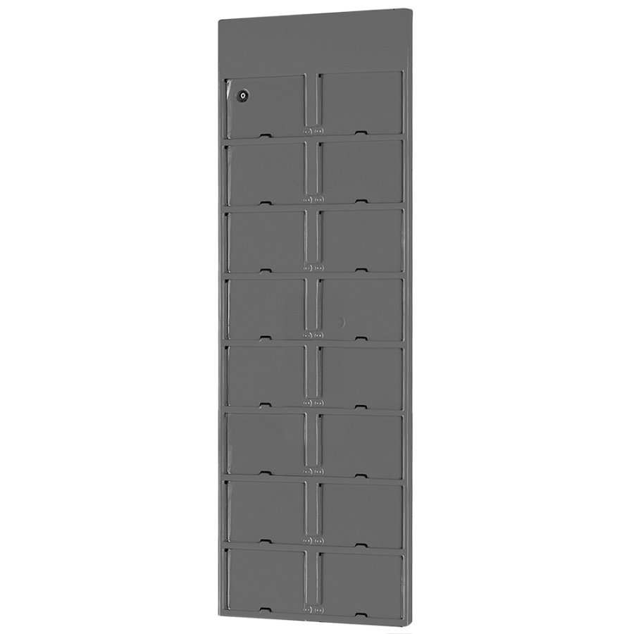 Info Module Board 16xA6 - Charcoal, RAL 7016