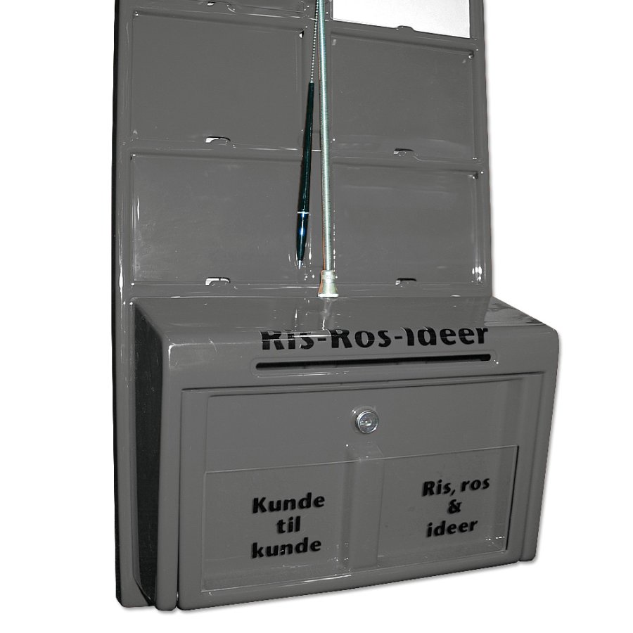 Info Module Board 16xA6 - Charcoal, RAL 7016