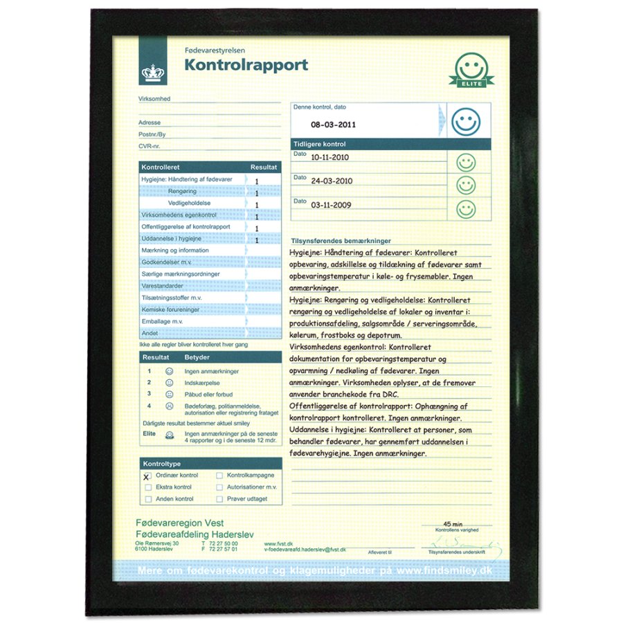 Double Sided Window Frame A4 Plast, Black