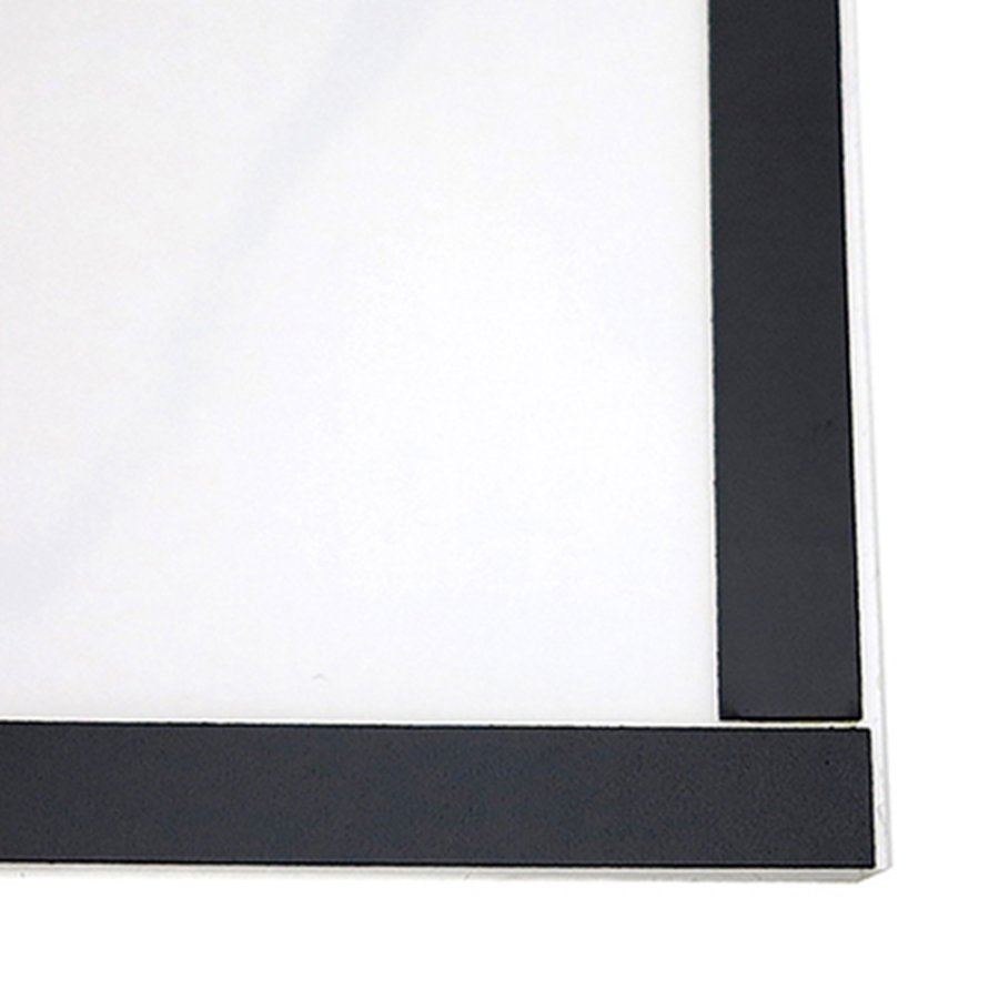 Self-adhesive Poster Frame, plast with magnetic open/close,  A4, Black