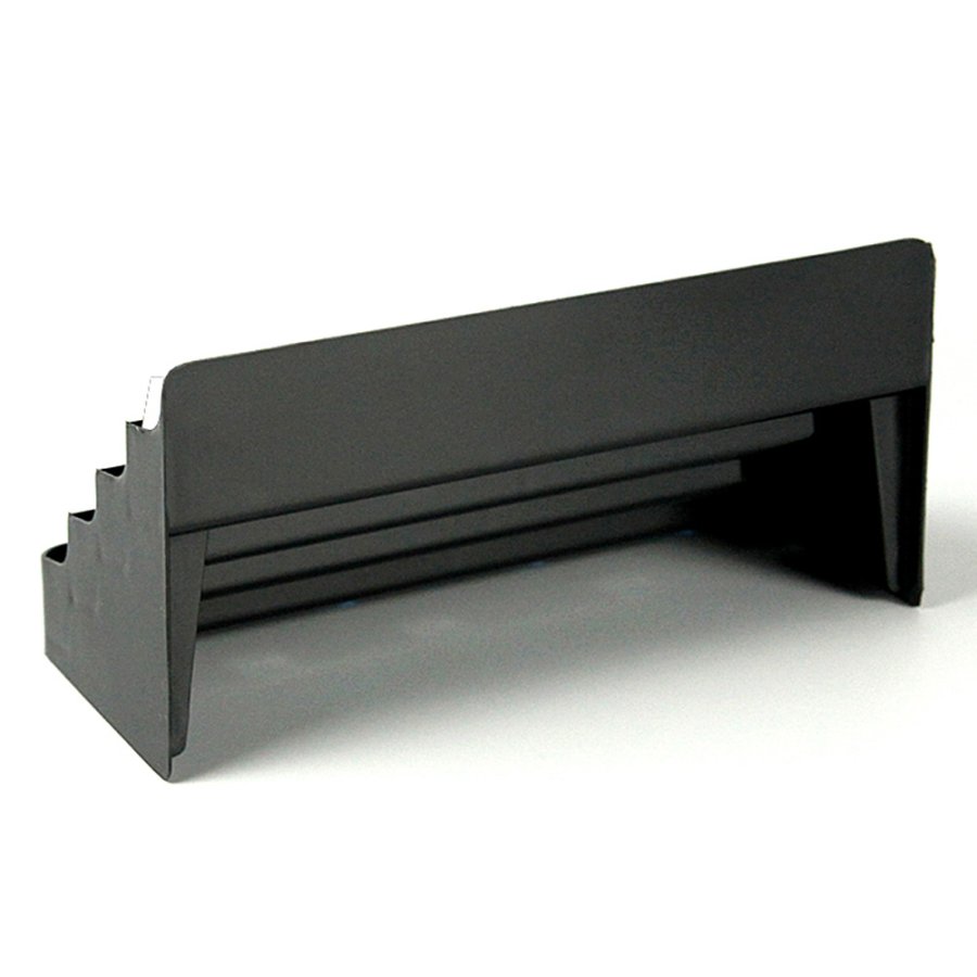 Business Card holder, 4x2 pcs. - horizontal - Black