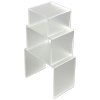 Nesting Frosted Shelves x 3, matt acrylic #3