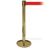 Crowd Barrier, Gold with 3meter Red belt #1