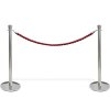 Crowd Barrier stand, silver, for rope/banner pole #2