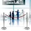 Crowd Barrier stand, silver, for rope/banner pole #5