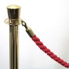 Crowd Barrier Rope, Gold. Base, Pole and Top for rope #4