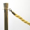 Crowd Barrier Rope, Gold. Base, Pole and Top for rope #5