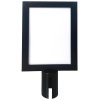 Sign holder for Crowd Barrier Belt system, Black, A4 #1
