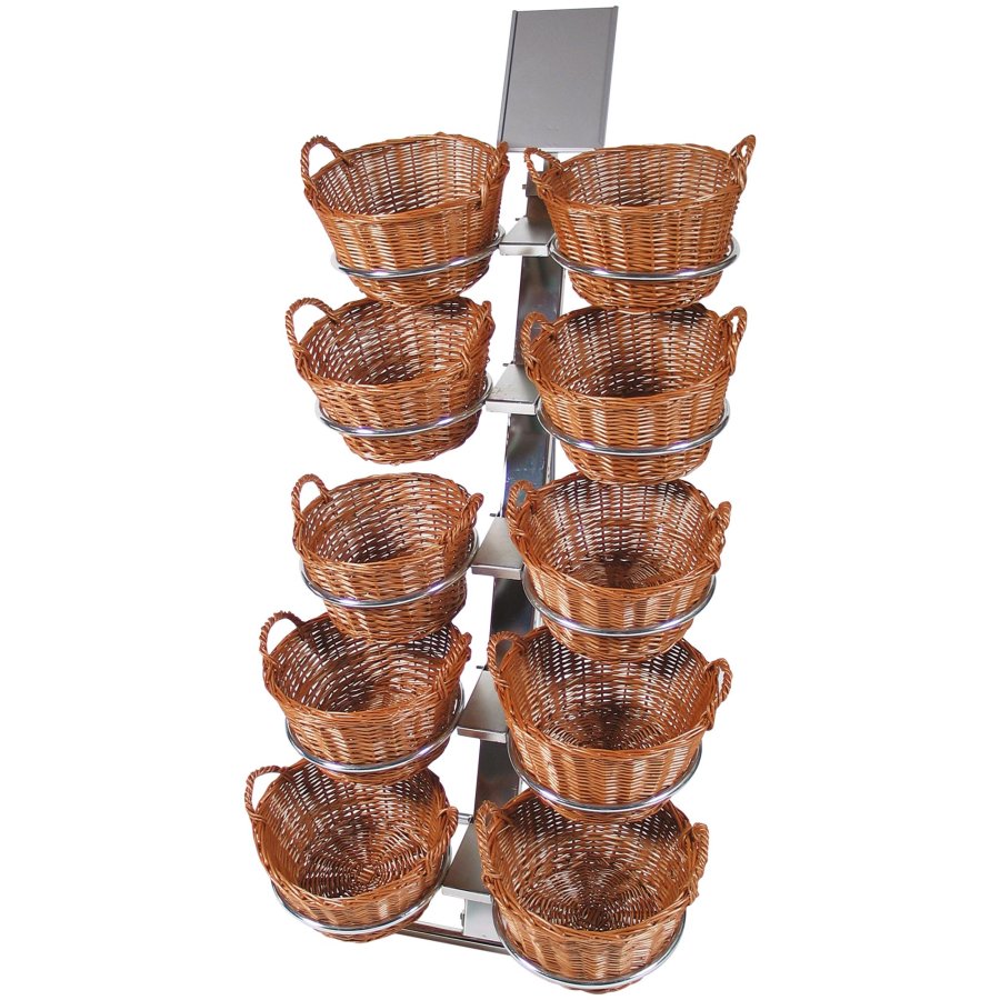 Shop Display with 10 round baskets