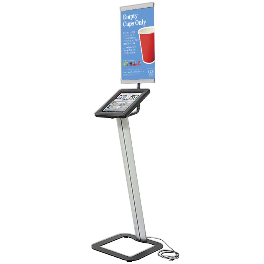 Banner Holder for iPad Stand