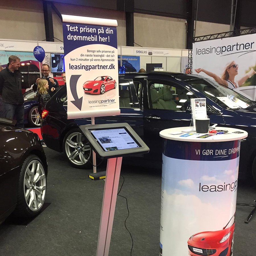 Banner Holder for iPad Stand