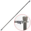 Pole, silver, 157 cm, for Crowd Barrier stands #1