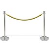 Golden rope with golden hooks for Crowd Barrier stands #2