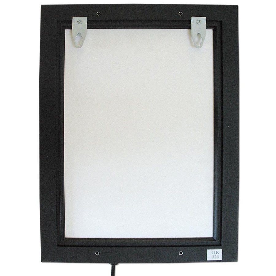 CROWN  LED OUT BOX, 50x70cm single sided - black