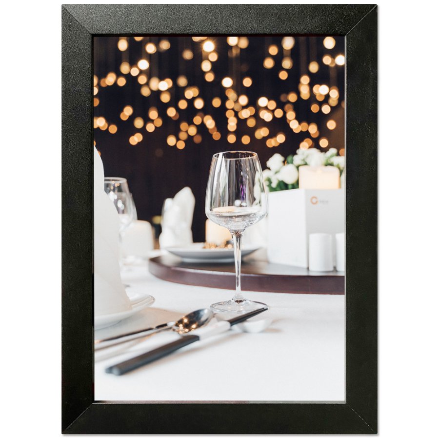 Crown snap frame, 33 mm, A5, black