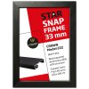 Crown snap frame, 33 mm, A5, black #11