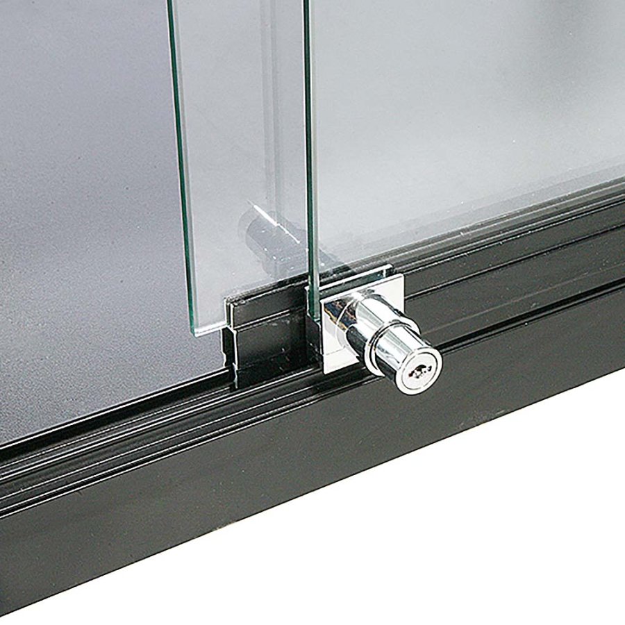 Showcase Counter Duo, black, with LED spots