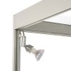 Showcase Counter Solo, silver, with LED spots #5