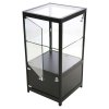 Showcase Counter Solo, blackt, with storage and LED spots #2