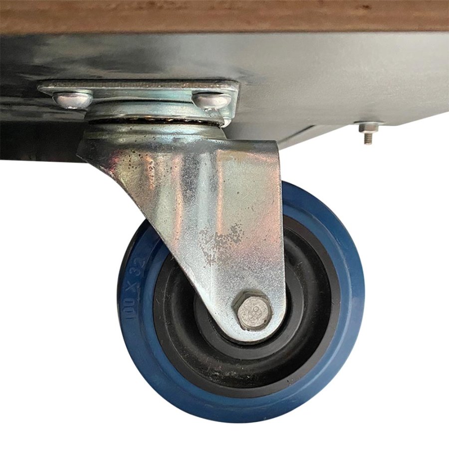 Transport Flight Case, Large, black box with 4 wheels