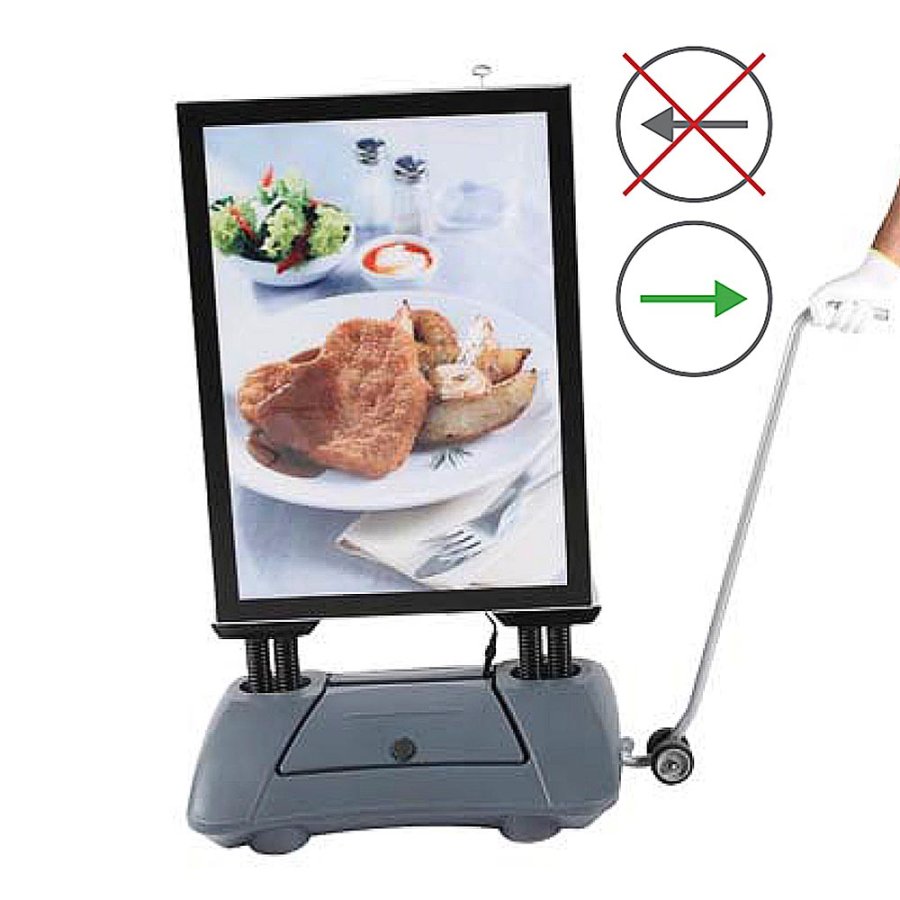 Transport tool with wheel for Wind-Sign Waterbase Budget / LED