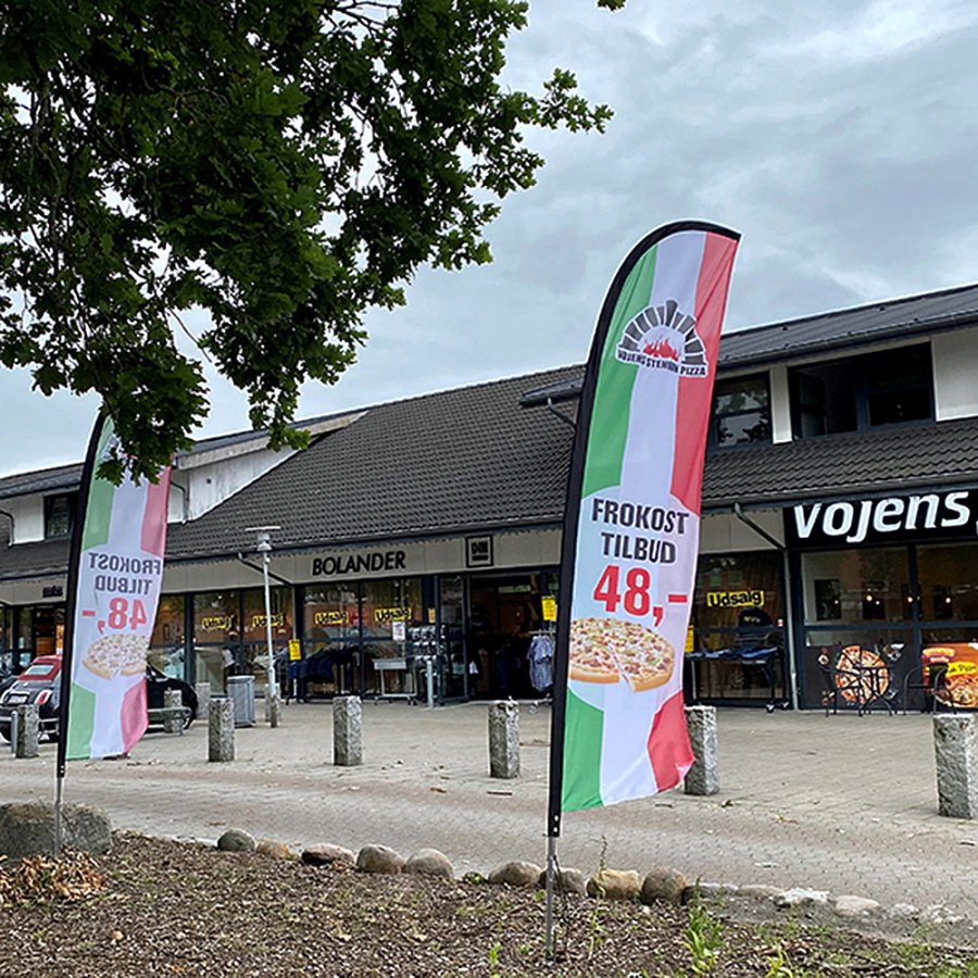 Outdoor Flag, alu pole, Medium