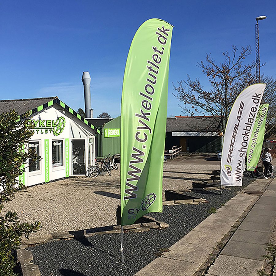 Outdoor Flag, alu pole, Medium